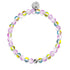 Purple Rain | Silver | Galaxy Glass Bead Bracelet